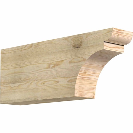 Ekena Millwork Yorktown Rough Sawn Rafter Tail, Douglas Fir, 6"W x 12"H x 32"L RFT06X12X32YOR00RDF